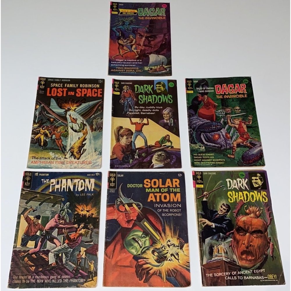 7 Gold Key comics